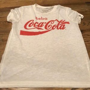 Vintage Coca Cola burnout tee